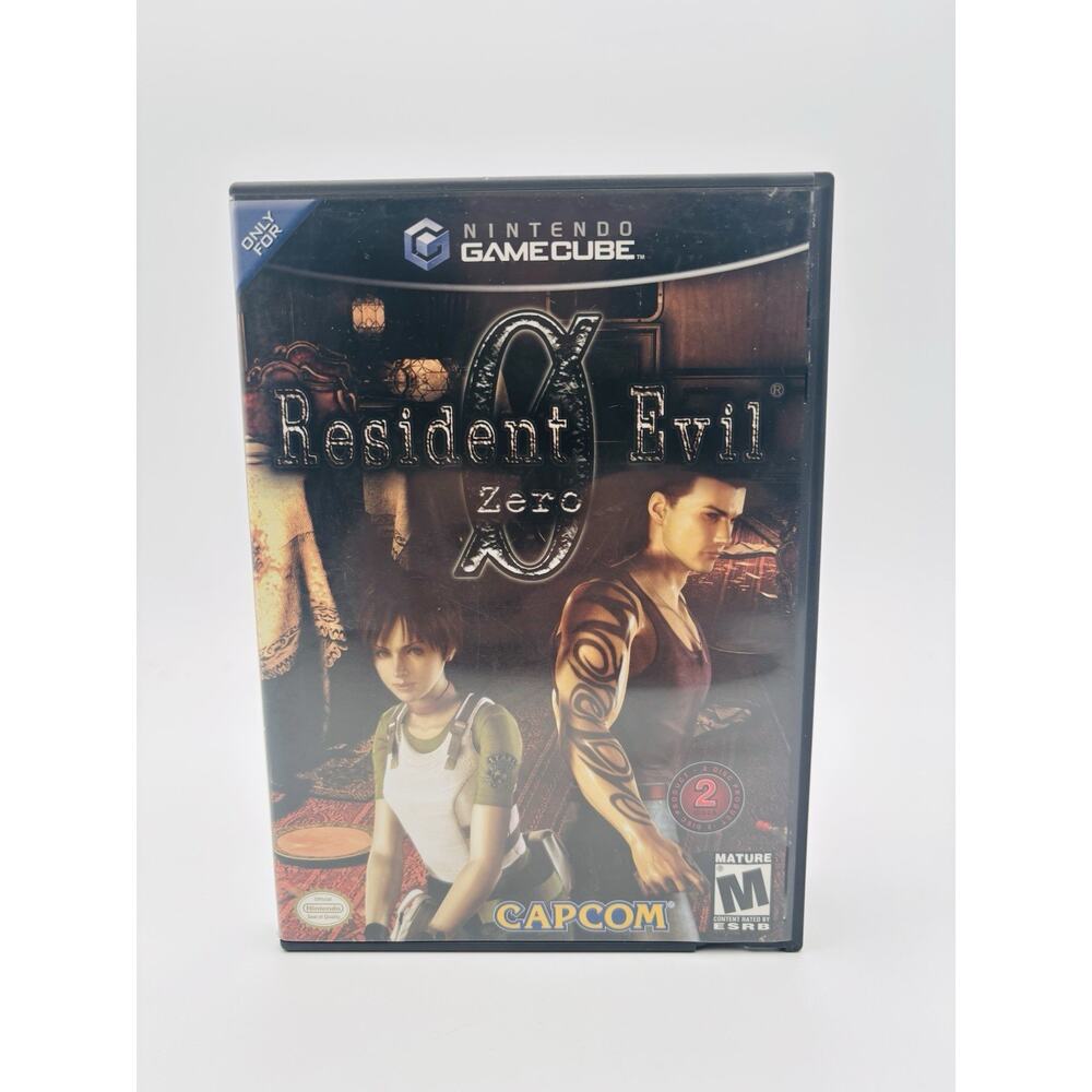 Resident Evil Zero 0 GameCube CIB Complete Black Label Tested Works VG Condition